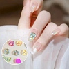 100Pcs Cat Paw Print Resin Cabochons RESI-CJ0002-91-7