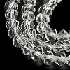 Electroplate Glass Beads Strands GLAA-Q105-04Z-4