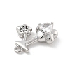 Brass Micro Pave Cubic Zirconia Pendants KK-D283-15P-2