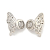Brass Cubic Zirconia Beads KKB-L215-023P-1