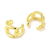 Brass Cuff Earrings for Women EJEW-I305-52G-2