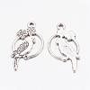 Alloy Tropical Parrot Pendants EA10187Y-AS-1