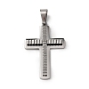 304 Stainless Steel Pendants STAS-F323-15P-1