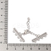 Brass Micro Pave Cubic Zirconia Chain Extender LS-KK-L216-004A-P-3