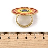 304 Stainless Steel Enamel Finger Rings for Women RJEW-Z096-01G-02-3
