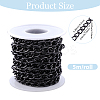 5M Aluminium Twisted Curb Chains CHA-BM0001-01B-2