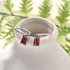 304 Stainless Steel Micro Pave Cubic Zirconia Hoop Earrings STAS-R004-06P-01-1