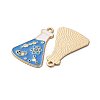 Chemistry Theme Alloy Enamel Pendants LS-ENAM-V002-01L-KCG-2