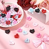 90Pcs 6 Colors Acrylic Beads SACR-YW0001-76-5