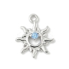 Brass Micro Pave Cubic Zirconia Charms LS-KK-M326-20C-P-1