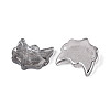 Electroplate Transparent Glass Connector Charms EGLA-N053-02A-2