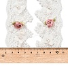 Polyester Flower Lace Ribbon OCOR-XCP0002-59-3