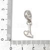 Brass European Dangle Charms LS-KK-Z097-01I-GP-3