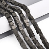 Natural Pyrite Beads Strands G-T140-37A-1
