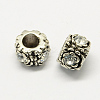 Alloy Rhinestone European Beads MPDL-R036-11H-1