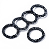 Faceted Electroplate Glass Beads Stretch Bracelets BJEW-S144-002G-01-1