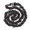 Ion Plating(IP) 304 Stainless Steel Rolo Chains Necklaces NJEW-F297-02B-1