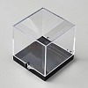 Transparent Plastic Minifigures Display Case ODIS-WH0043-110-1