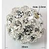 Brass Rhinestone Beads LS-RB-Q165-2-2