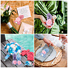 20Pcs 4 Colors Polyester Ramie Blended Yarn Jewelry Drawstring Gift Bags ABAG-BT0001-05-7
