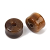 Two-Color Opaque Acrylic Imitation Gemstone Beads AC-CBA3EFE-02N-3