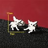 Non-Tarnish Stainless Steel Stud Earrings PW-WG88127-02-1