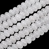Dyed Natural White Jade Beads Strands G-G107-A35-01-1