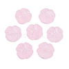 Frosted Transparent Acrylic Beads OACR-P029-19B-05-2