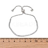 Brass Cubic Zirconia Bolo Tennis Bracelets BJEW-P232-01P-03-4