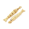 Rack Plating Brass Micro Pave Cubic Zirconia Pendants KK-M309-38J-G-2