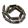 Natural Fuchsite Beads Strands G-D353-A18-3