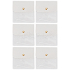 6Pcs PU Leather Jewelry Storage Bags with Iron Button ABAG-CL0001-22A-1
