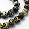 Synthetic Malachite Beads Strands G-I199-32-10mm-B-3