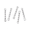 Tarnish Resistant 304 Stainless Steel Link Connectors STAS-S117-018-3