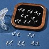 2 Pairs Alloy Stud Earrings for Women EJEW-FS0001-27F-9