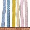 18 Yards 6 Colors Polyester Ribbon SRIB-C001-B08-4