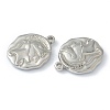 Non-Tarnish 304 Stainless Steel Pendants LS-STAS-O145-02P-3