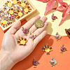 30Pcs 3 Styles Thanksgiving Day Theme Alloy Enamel Pendants ENAM-SC0006-84-4