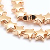 Electroplate Non-magnetic Synthetic Hematite Beads Strands G-L485-14-LG-2