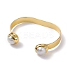 Natural Pearl Cuff Bangles BJEW-F328-05G-5