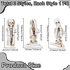3Pcs 3 Styles Resin Skeleton Home Display Decorations DJEW-WH0103-007-3