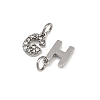304 Stainless Steel Rhinestone Pendants STAS-B108-03P-A-2