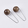 Imitation Gemstone Style Two Tone Acrylic Big Pendants X-STAS-S079-136D-2