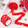 10M Polyester Ruffled Trimming OCOR-GF0004-57C-3
