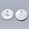 Natural White Shell Mother of Pearl Shell Charms LS-SSHEL-N036-053Z-1