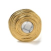 Ion Plating(IP) 304 Stainless Steel Open Cuff Rings STAS-Z060-13G-01-2