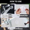Flat Round PEVA Bathtub Non-Slip Stickers AJEW-CN0003-85A-5