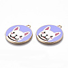Eco-Friendly Alloy Enamel Pendants ENAM-Q437-055-NR-3