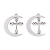 304 Stainless Steel Pendants STAS-N108-37P-1
