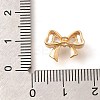 Brass Micro Pave Cubic Zirconia Beads KK-C085-09G-3
